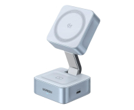Ładowarka i akumulator UGREEN Ładowarka indukcyjna 2w1 W752 MAGFLOW 25W szara 6941876293100
